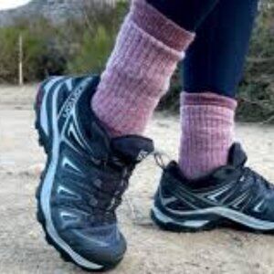 Salomon Women's X Ultra 3 GTX Black and Blue Athletic Shoes Women Size 8